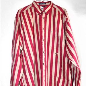 Vintage Tommy Hilfiger striped button up shirt